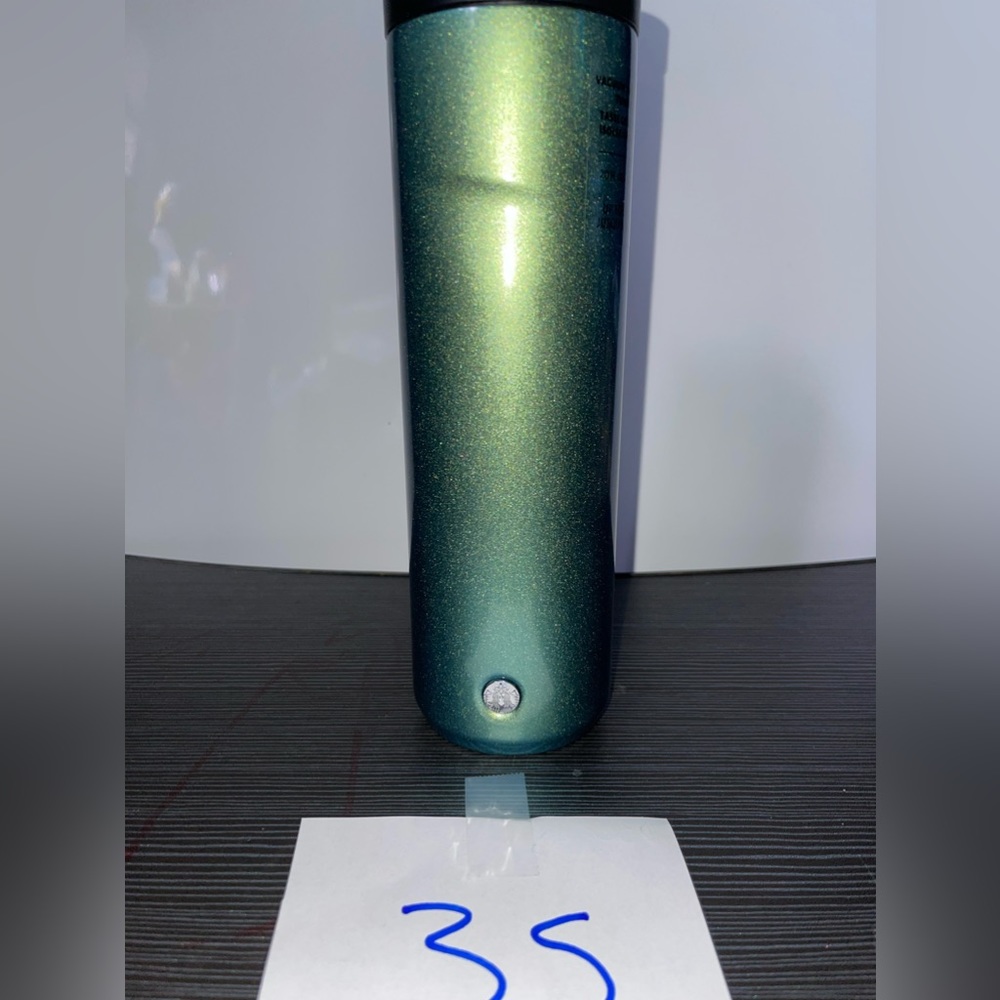 New!!! Starbucks sparkly green vacuum insulated Tumblr size 20 oz